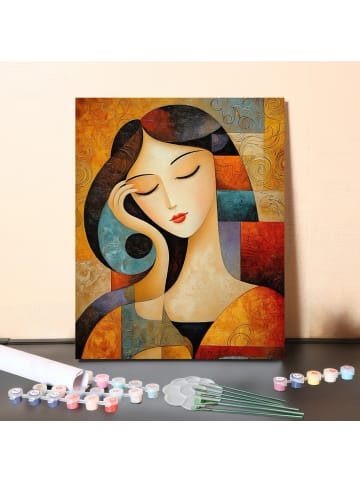 ARTNANAS DIY Malen nach Zahlen Set-"Innigkeit" 