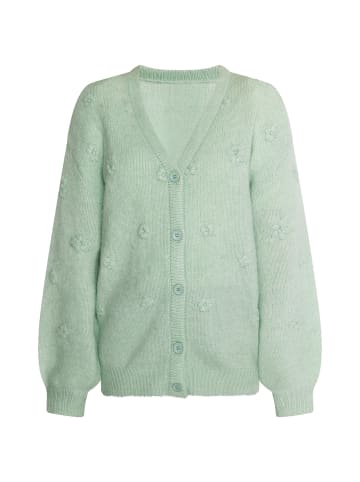 Albee Women Strickcardigan in Mintgrün Melange