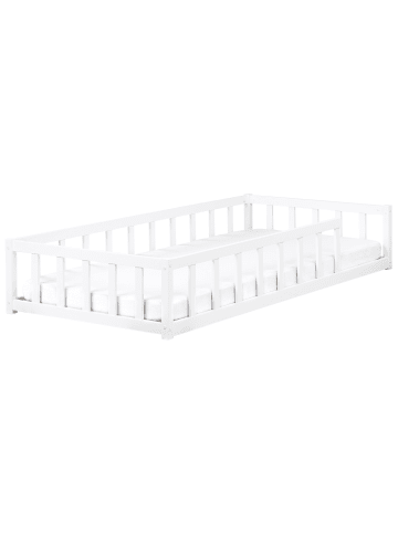 Beliani Kinderbett MEYMAC in Weiß - (W) 97 x (H) 36 x (L) 207 cm