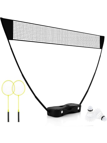 COSTWAY Badminton Netzständer in Schwarz