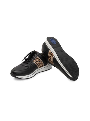 VITAFORM Hirschleder Sneaker in leopard