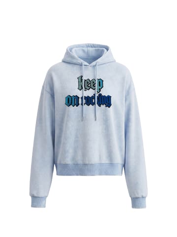 myMo ROCKS Women Hoodie in Blue