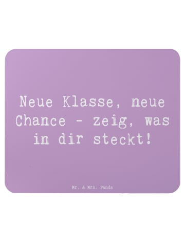 Mr. & Mrs. Panda Mouse Pad Spruch Erster Schultag Neue Klasse mi... in Lavendeltraum