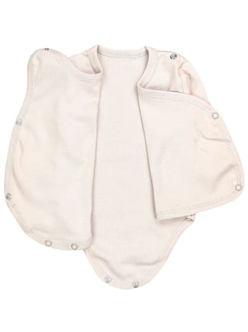 TupTam Baby Langarm Wickelbody im 5er Set in grün/beige