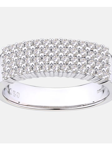 Diamant L'éternel Eternity-Ring aus 375 Weißgold mit 0.50 Karat Diamant