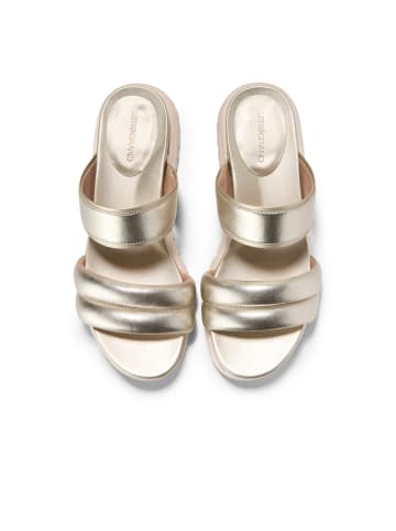 Cole Haan Sandalen ZEROGRAND DOUBLE BAND SLIDE SANDALS in SOFT GOLD TALCAIVORY