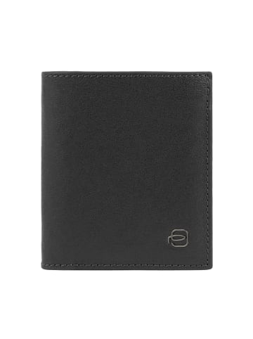 Piquadro Black Square Geldbörse RFID Schutz Leder 8.5 cm in black