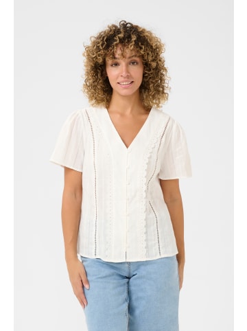 Cream Kurzarmhemd CRKallie Straight fit in Snow White