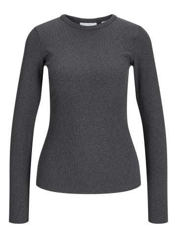 JJXX Langarm-T-Shirt in Dark Grey Melange