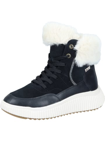rieker Winterstiefeletten in schwarz/schwarz