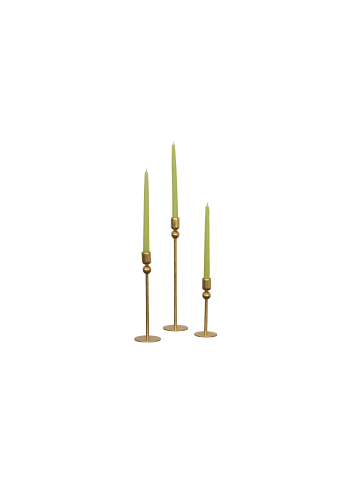 möbel-direkt Kerzenständer 3tlg. 3er-Set in goldfarben