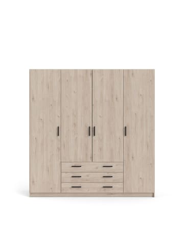 ebuy24 Kleiderschrank Spell B183 Braun 196 x 50 cm