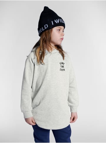Sometime Soon Kapuzenpullover Raglanärmel Stmmontery Hoodie Kinder in GREY MELANGE