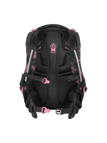 Coocazoo Schulrucksack MATE Pink Illusion in Schwarz/Rosa