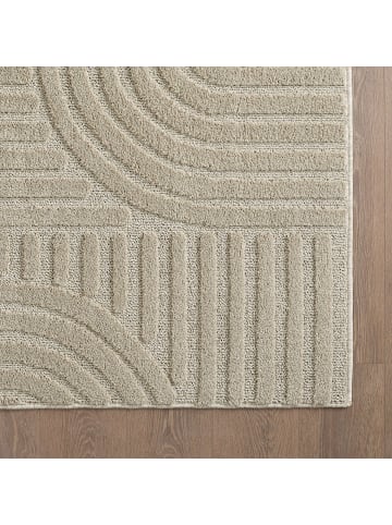 Teppich Boss Kurzflor Teppich Art 1121, Läufer - Beige