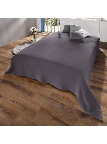 Erwin Müller Baumwolle Sommer-Decke Siena in grau