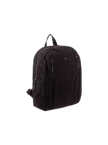 Prato SC14 zeitloser Rucksack aus Breitcord in black