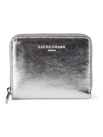 LIEBESKIND BERLIN Cloud II Geldbörse RFID Schutz Leder 12.5 cm in metallic silver