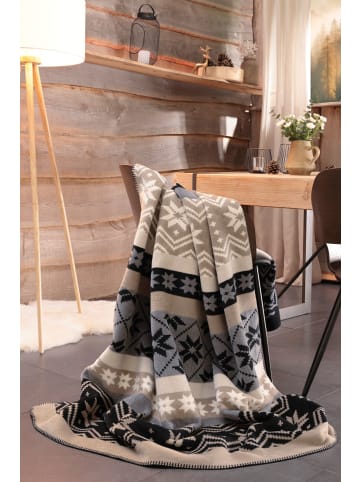 biederlack Biederlack Alpen Chic Wohndecke - Winter Braid in braun