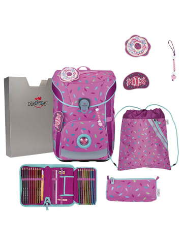 DerDieDas ErgoFlex Easy - Schulranzen Set 5tlg. 950 g (Purple Unicorn) in Sweet Sprinkles