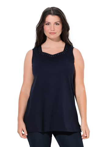 Ulla Popken Strick-Top in dunkles marine