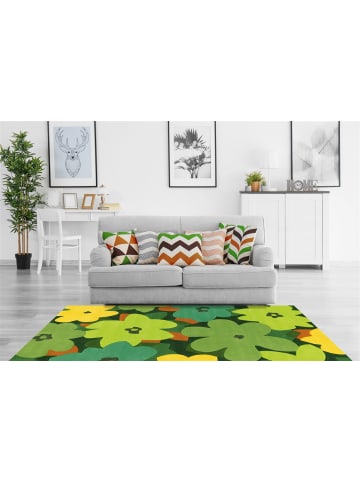 Arte Espina Kurzflor Teppich Sam 413 in multi - grün - rechteckig