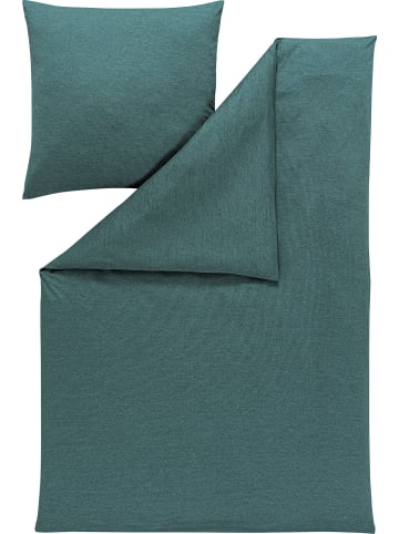 Estella Mako-Interlock-Jersey Bettwäsche in petrol