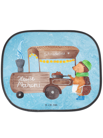 Mr. & Mrs. Panda Autoscheiben Sonnenschutz Igel Maronen ohne Spruch in Eisblau