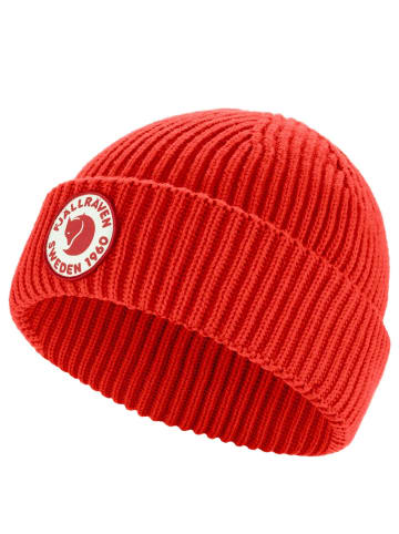 FJÄLLRÄVEN Lite Logo Hat - Mütze (grey) in true red