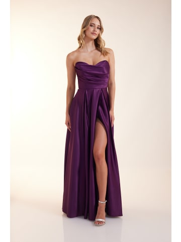 LAONA Kleid Satin Seduction Dress in Dark Lilac