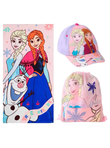 Disney Disney Eiskönigin "True Friends" Set Handtuch, Turnbeutel und