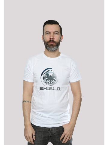 F4NT4STIC T-Shirt Marvel Avengers Shield Circuits in weiß