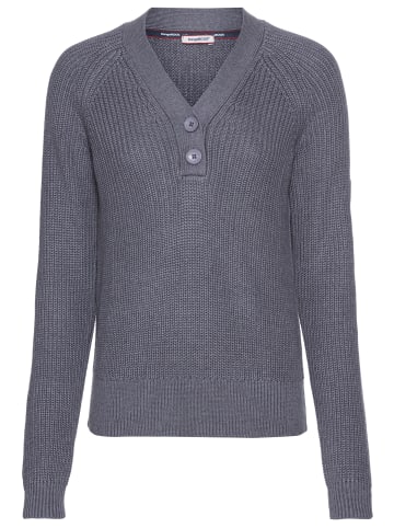Kangaroos V-Ausschnitt-Pullover in blau
