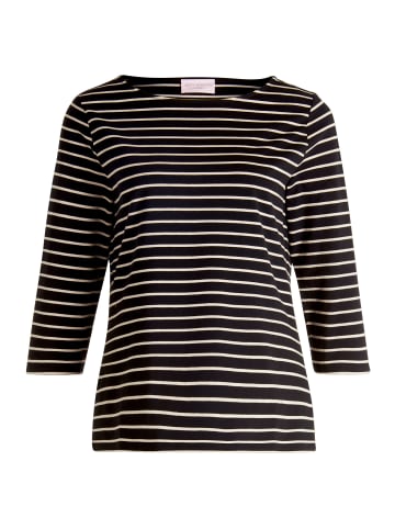 Betty Barclay Ringelshirt mit U-Boot-Ausschnitt in Black/Camel
