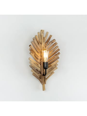 Licht-Erlebnisse Wandlampe in Natur Holz