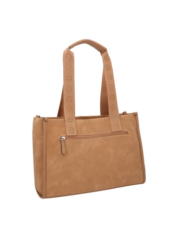 Tom Tailor Yara Shopper Tasche 37 cm in camel