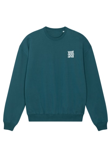 wat? Apparel Sweatshirt Basic Ledger Dry in Petrol