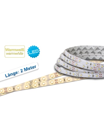 näve LED Stripe "Stripe" in warmweiß - (L)200 cm x (B)0.8 cm x (H)0.4 cm - EEK G