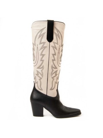 Montevita Stiefel Heel Boot Vaquera in Weiß