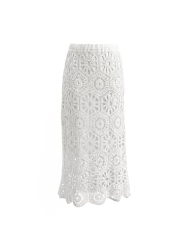 ISHA Women Skirt in White