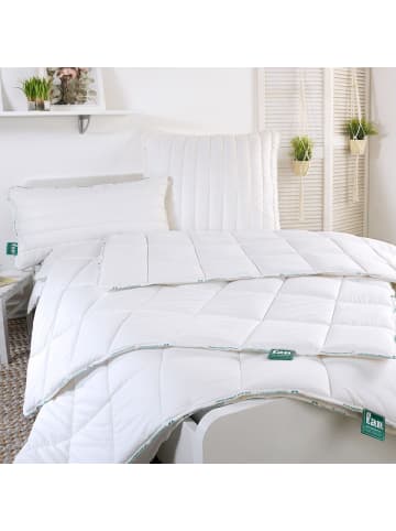 f.a.n. Frankenstolz Kissen Medisan 80x80 cm gesteppt in weiss