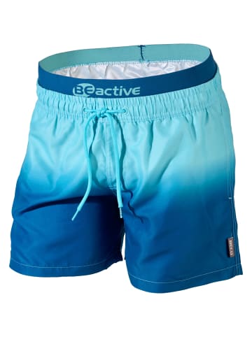BECO the world of aquasports Badeshorts BEactive Swim Shorts in hellblau-dunkelblau