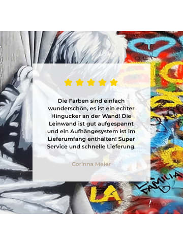 MuchoWow Leinwand bilder Street Art (BxH)