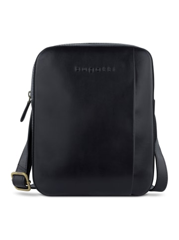 Bugatti Remo Umhängetasche Leder 21 cm schwarz