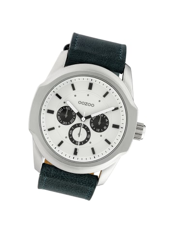 Oozoo Analog-Armbanduhr Oozoo Timepieces schwarz extra groß (ca. 48mm)