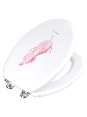 Mr. & Mrs. Panda WC Sitz Axolotl Tanzen ohne Spruch in Weiß