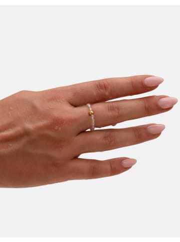 GOOD.designs Perlenring in Bergkristall