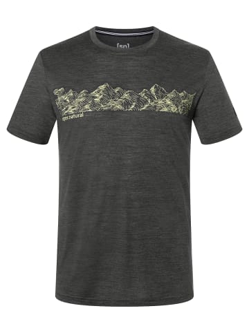 super.natural Merino T-Shirt in grau