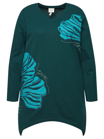 Ulla Popken Longshirt in tannengrün