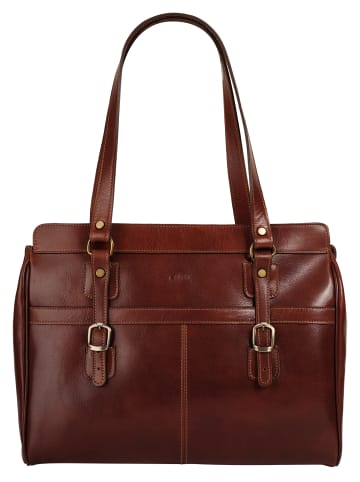 piké Shopper echt Leder in braun